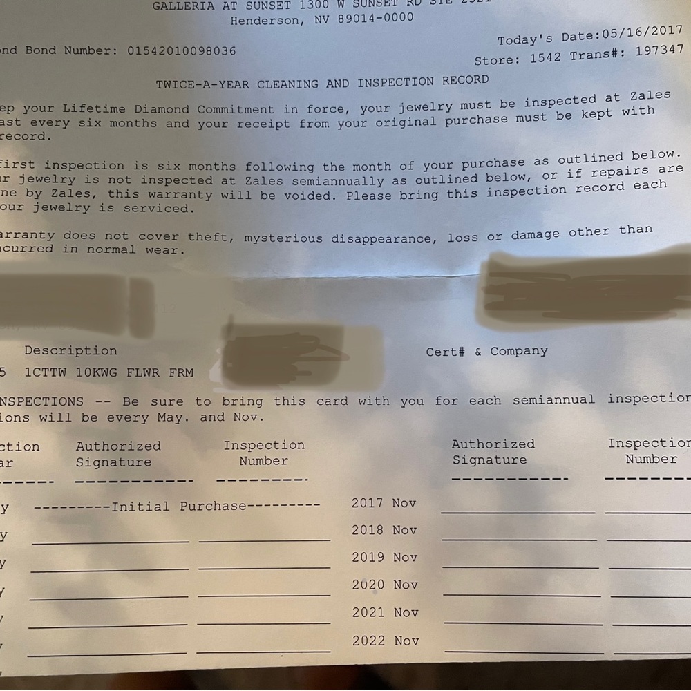 1CTTW 10K White Gold And Diamond Wedding Ring Set (3). - Picture 3 of 5